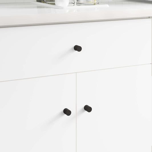 Úchytky Na Skříň 2 Pcs Černá M4 X 12 Mm Železo