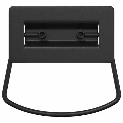 Úchyty Na Skříň 12 Pcs Černá 85 X 45 Mm Kov