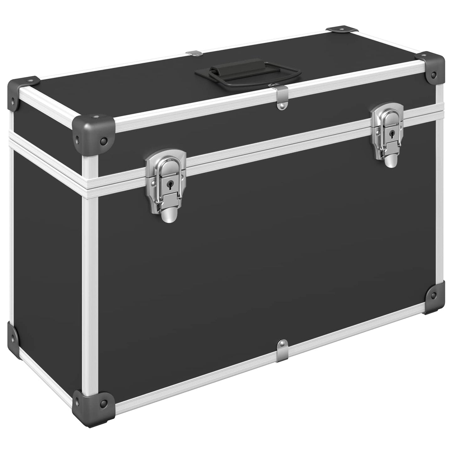 Úchyty Na Skříň 12 Pcs Černá 85 X 45 Mm Kov