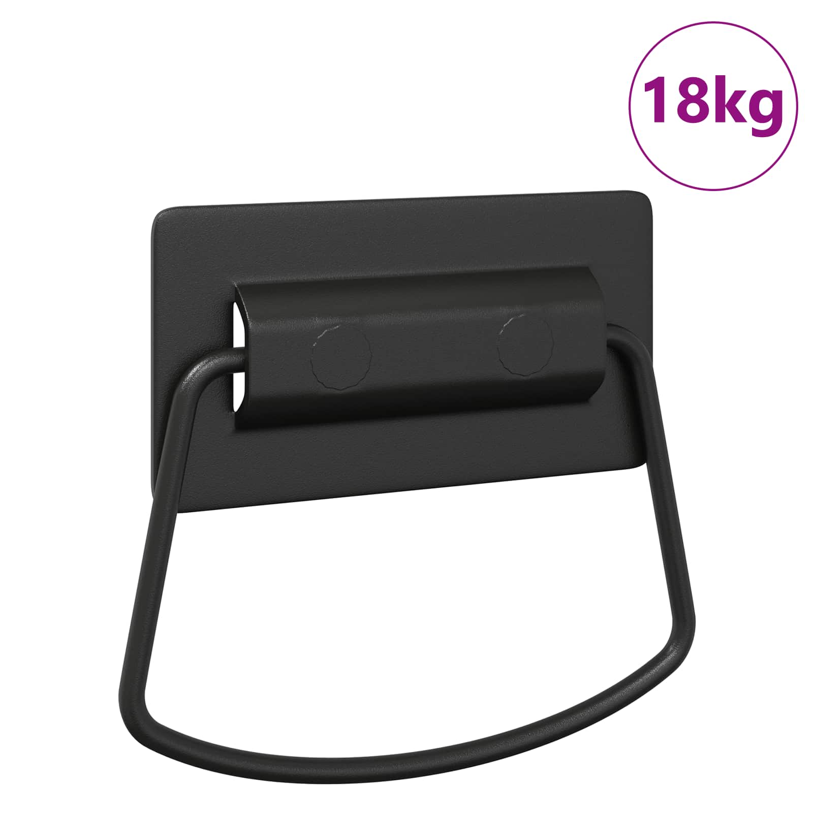 Úchyty Na Skříň Černá 85 X 45 Mm Kov