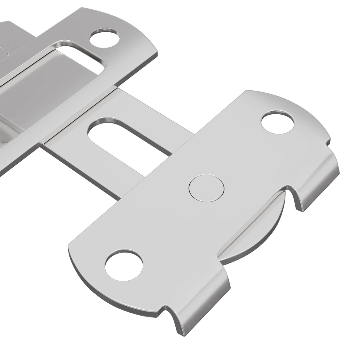 Zámek Na Dveře 2 Ks Stříbrná 70 X 8 Mm Ocel
