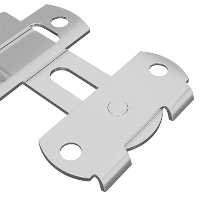 Zámek Na Dveře 2 Ks Stříbrná 70 X 8 Mm Ocel