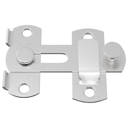 Zámek Na Dveře 2 Ks Stříbrná 70 X 8 Mm Ocel