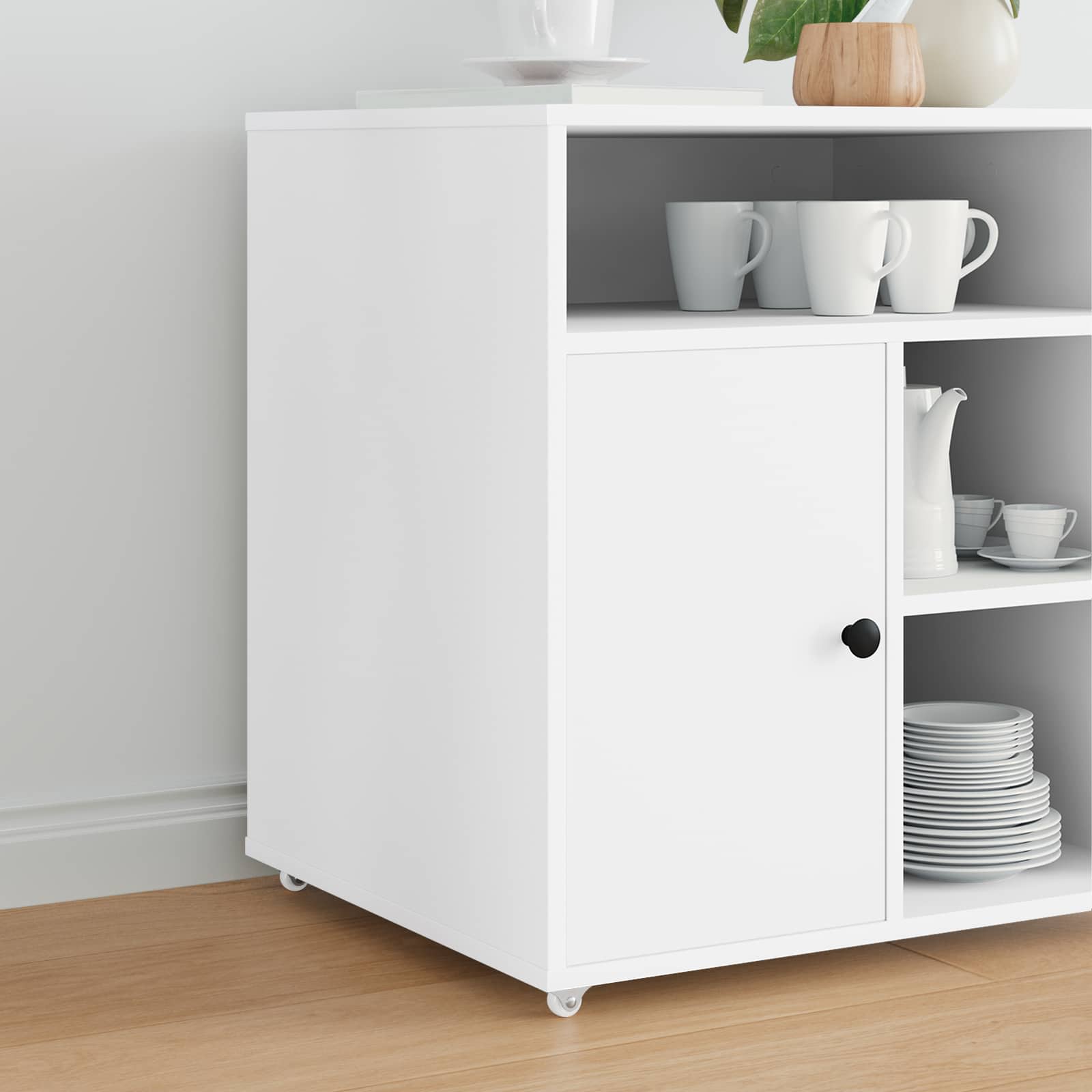 Kolečko 12 Pcs Bílá 42 X 11,5 X 29 Mm Železo