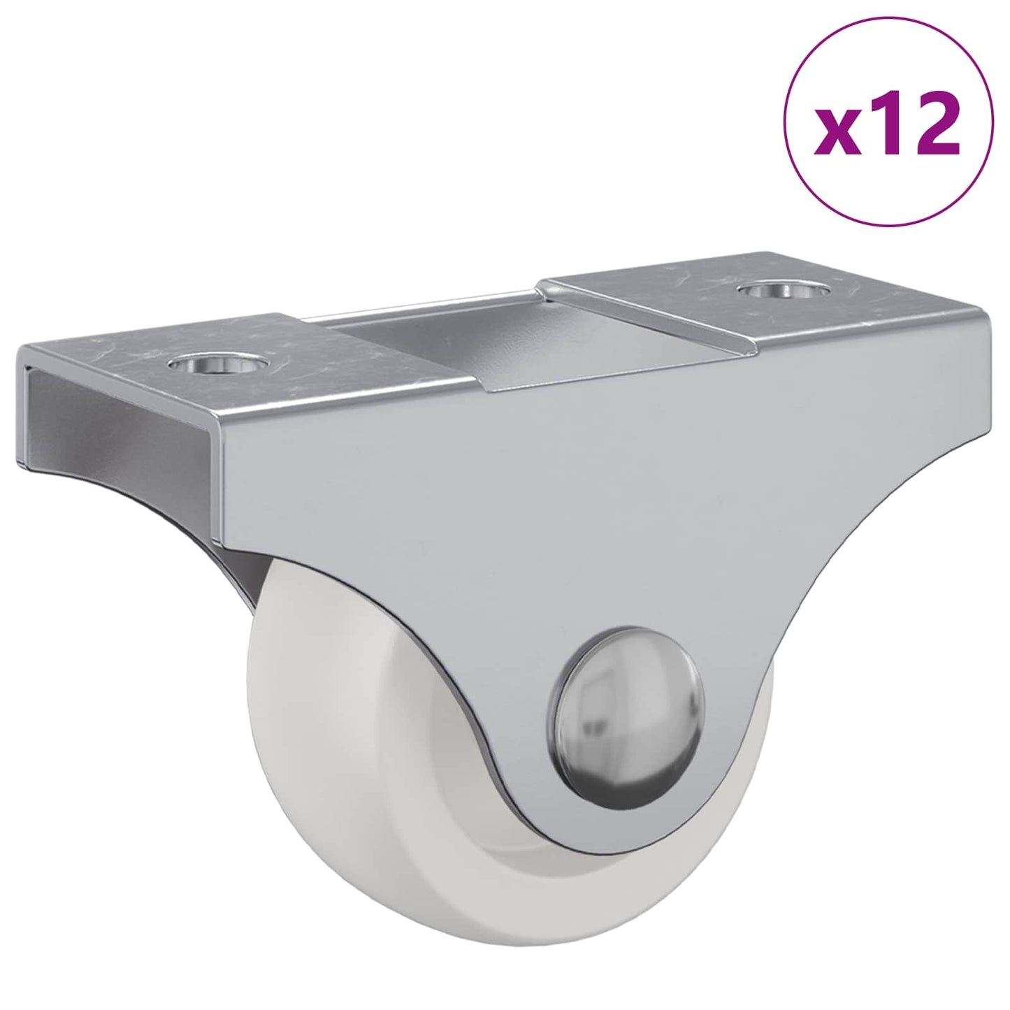 Kolečko 12 Pcs Bílá 42 X 11,5 X 29 Mm Železo