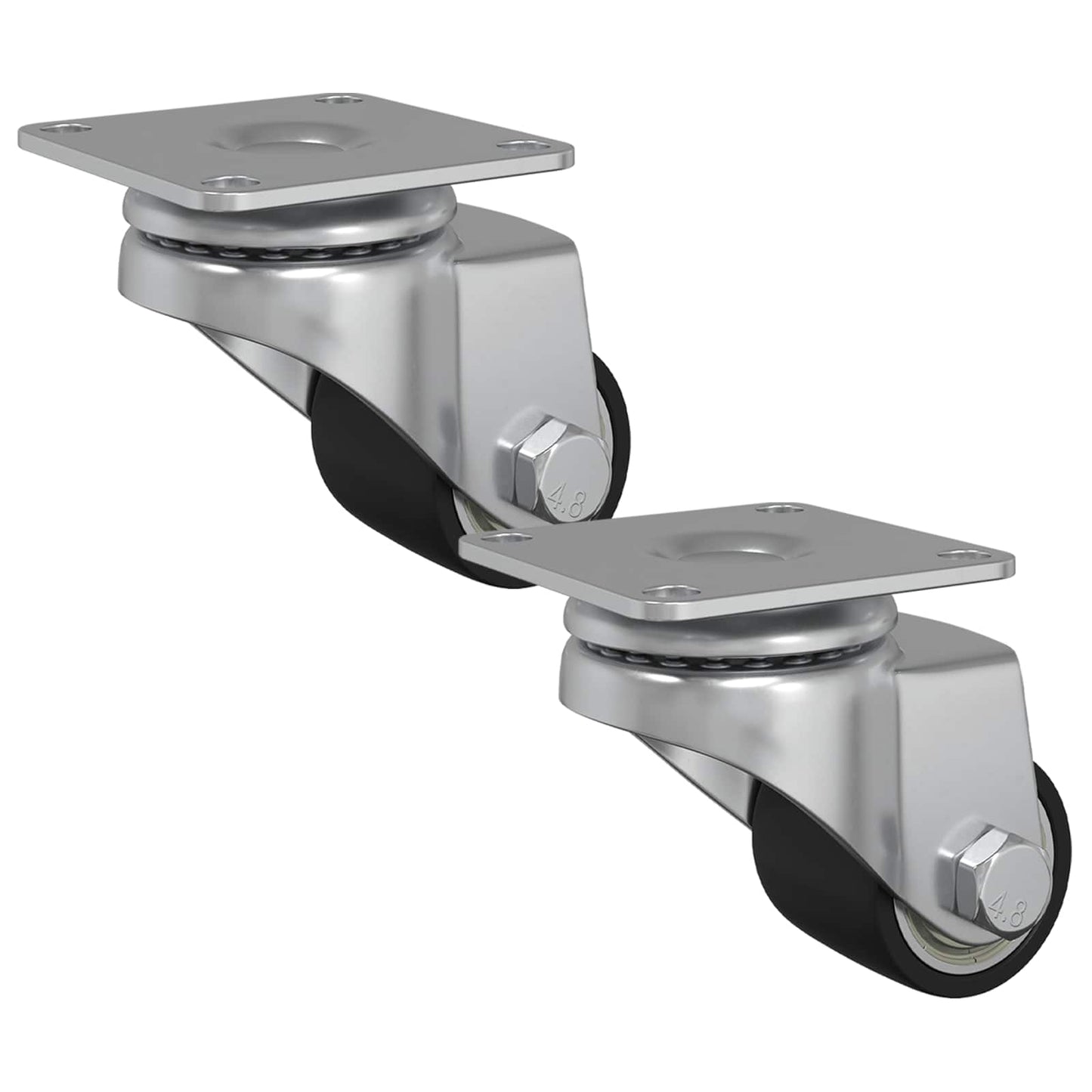 Kolečko 2 Pcs Stříbrná 44,1 X 44,1 X 1,95 Mm Nylon