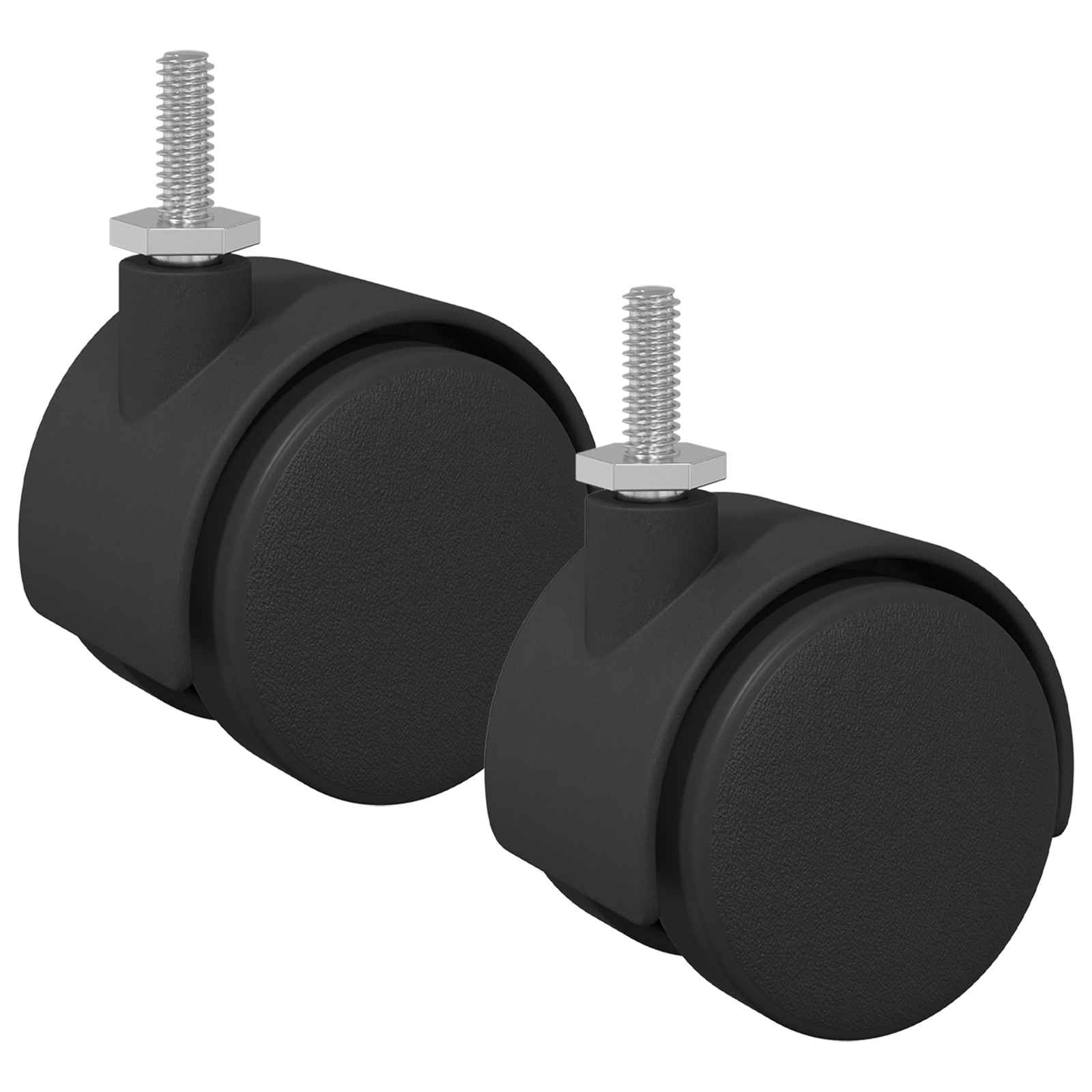 Kolečka 2 Pcs Černá 40,1 X 37,8 Mm Pp A Železo