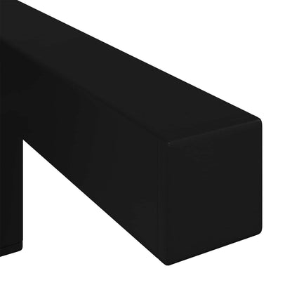 Stojící Nohy 2 Ks Černá 57 X 57 X 100 Mm Železo