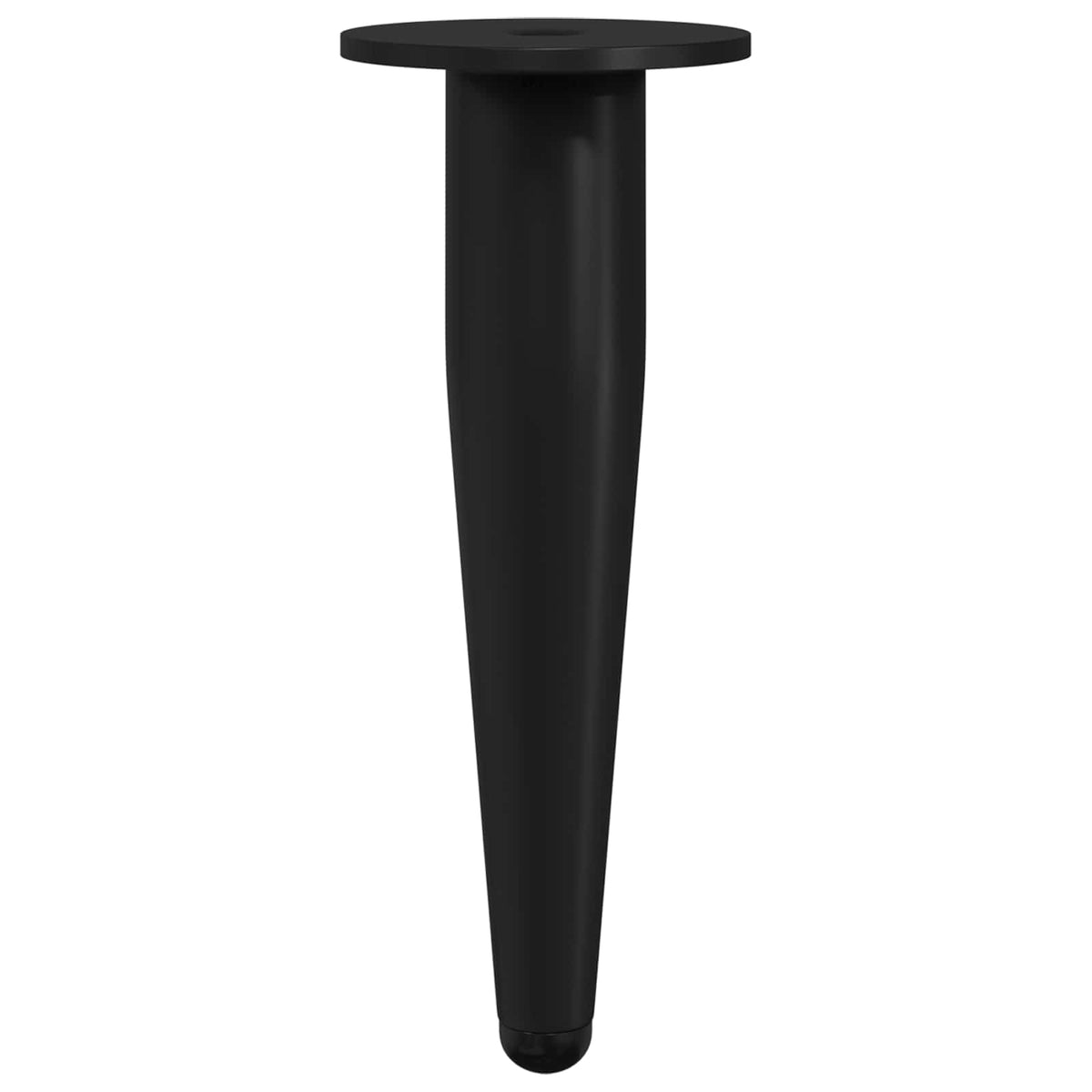 Nábytkové Nohy 2 Ks Černá Ø 40 X 98 Mm Železo