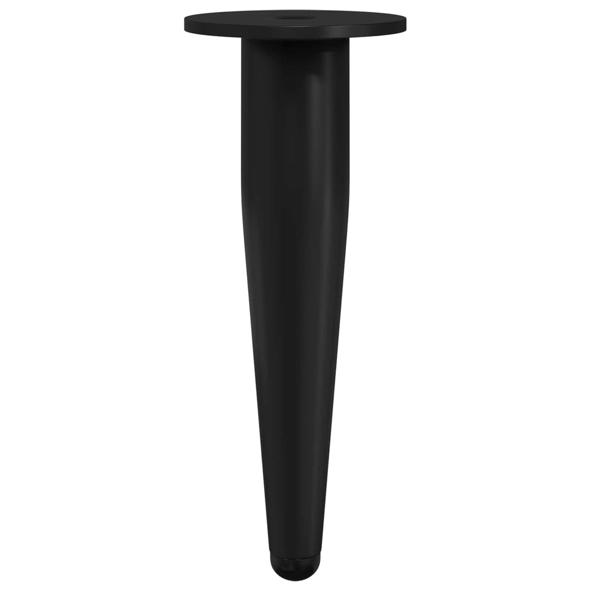 Nábytkové Nohy 2 Ks Černá Ø 40 X 98 Mm Železo