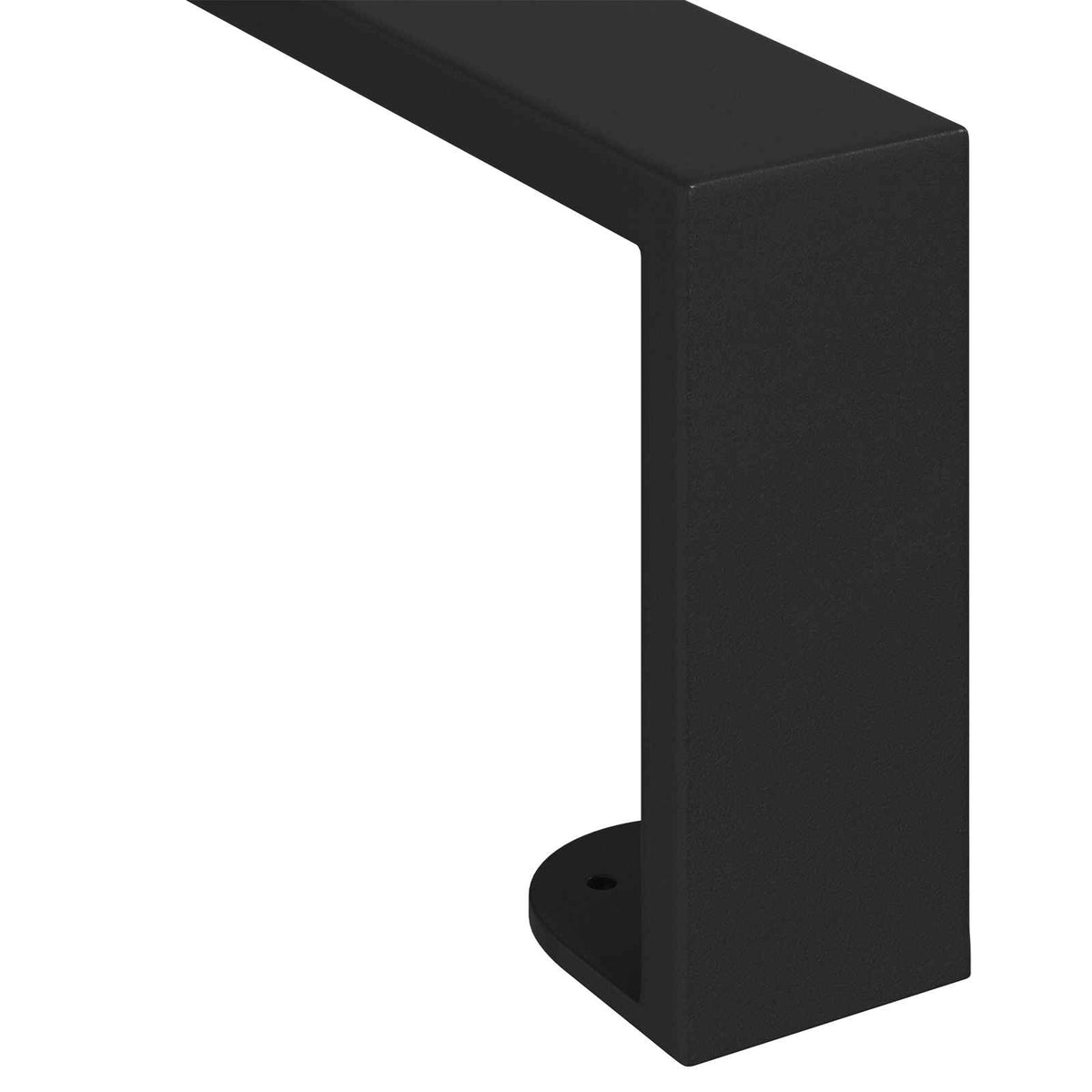 Nábytkové Nohy 2 Ks Černá 311 X 40,5 X 100 Mm Železo