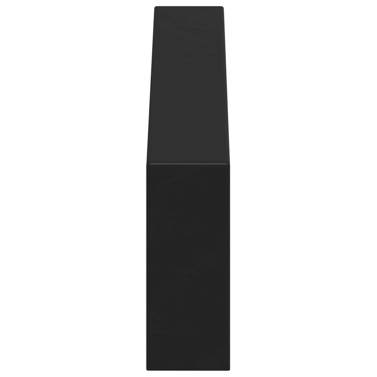 Nábytkové Nohy 2 Ks Černá 311 X 40,5 X 100 Mm Železo