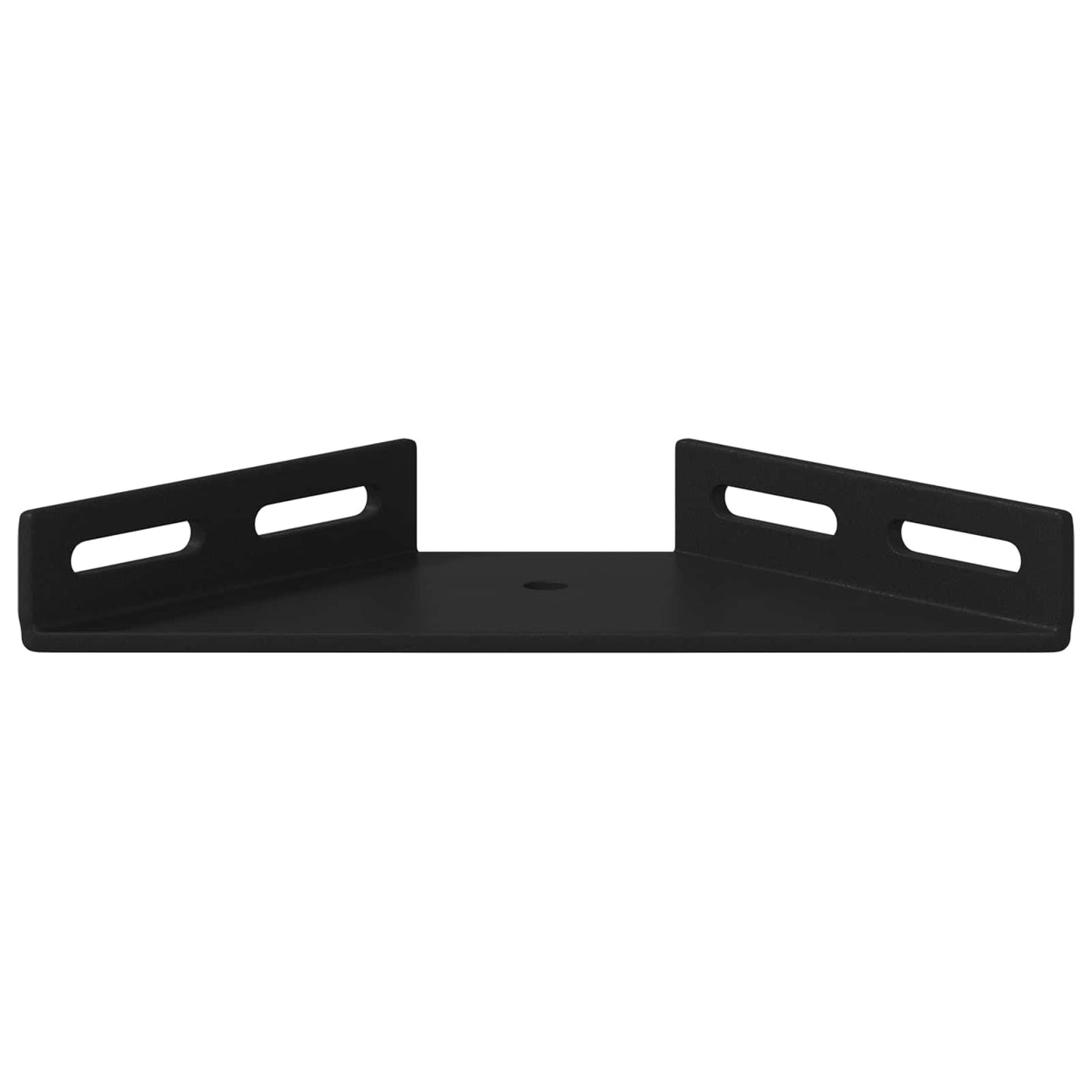 Rohová Konzole 12 Pcs Černá 138,5 X 50,5 X 16 Mm Železo