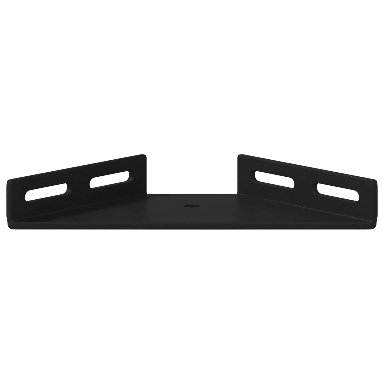 Rohová Konzole 12 Pcs Černá 138,5 X 50,5 X 16 Mm Železo