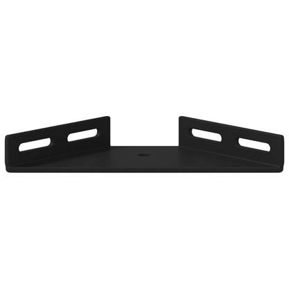Rohová Konzole 12 Pcs Černá 138,5 X 50,5 X 16 Mm Železo