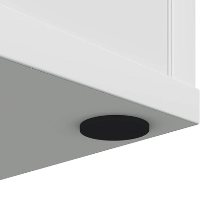 Podložky Na Nábytek 2 Pcs Černá Ø 30 X 2 Mm Eva