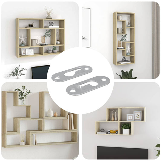 Klíčový Závěs 2 Pcs Stříbrná 45 X 16 X 3.5 Mm Železo