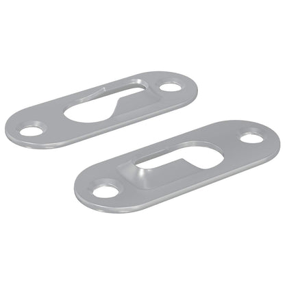 Klíčový Závěs 2 Pcs Stříbrná 45 X 16 X 3.5 Mm Železo