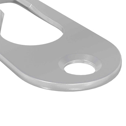 Klíčový Závěs 12 Pcs Stříbrná 45 X 16 X 3.5 Mm Železo