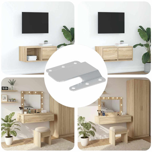 Stropní Držák 419 Pcs Stříbrná 75 X 66 X 1,4 Mm Ocel