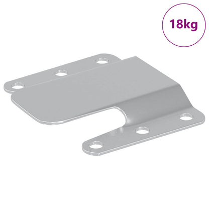 Stropní Držák 419 Pcs Stříbrná 75 X 66 X 1,4 Mm Ocel