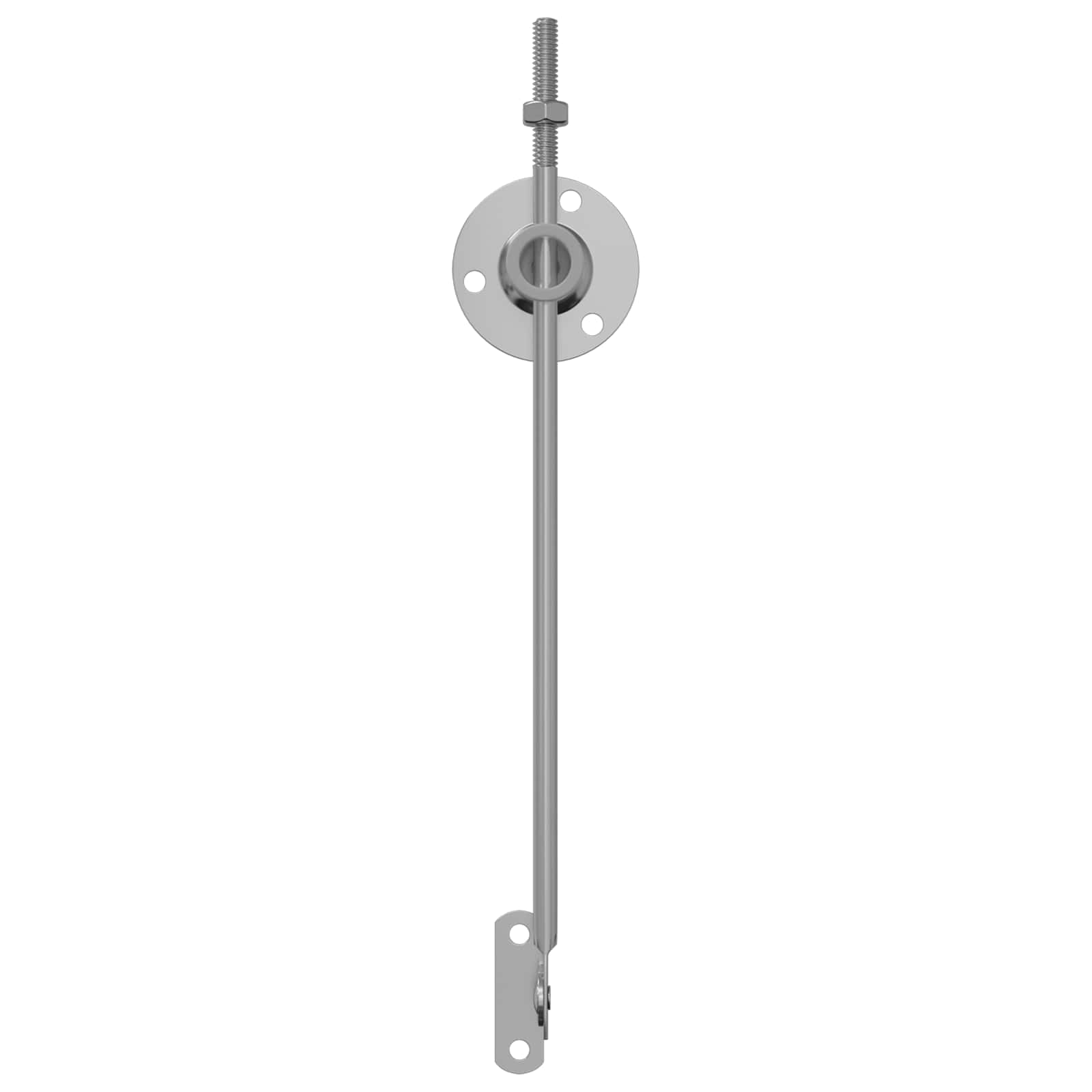 Klapa Pro Podporu Víka 2 Pcs Stříbrná 194 X 36 X 18 Mm Železo