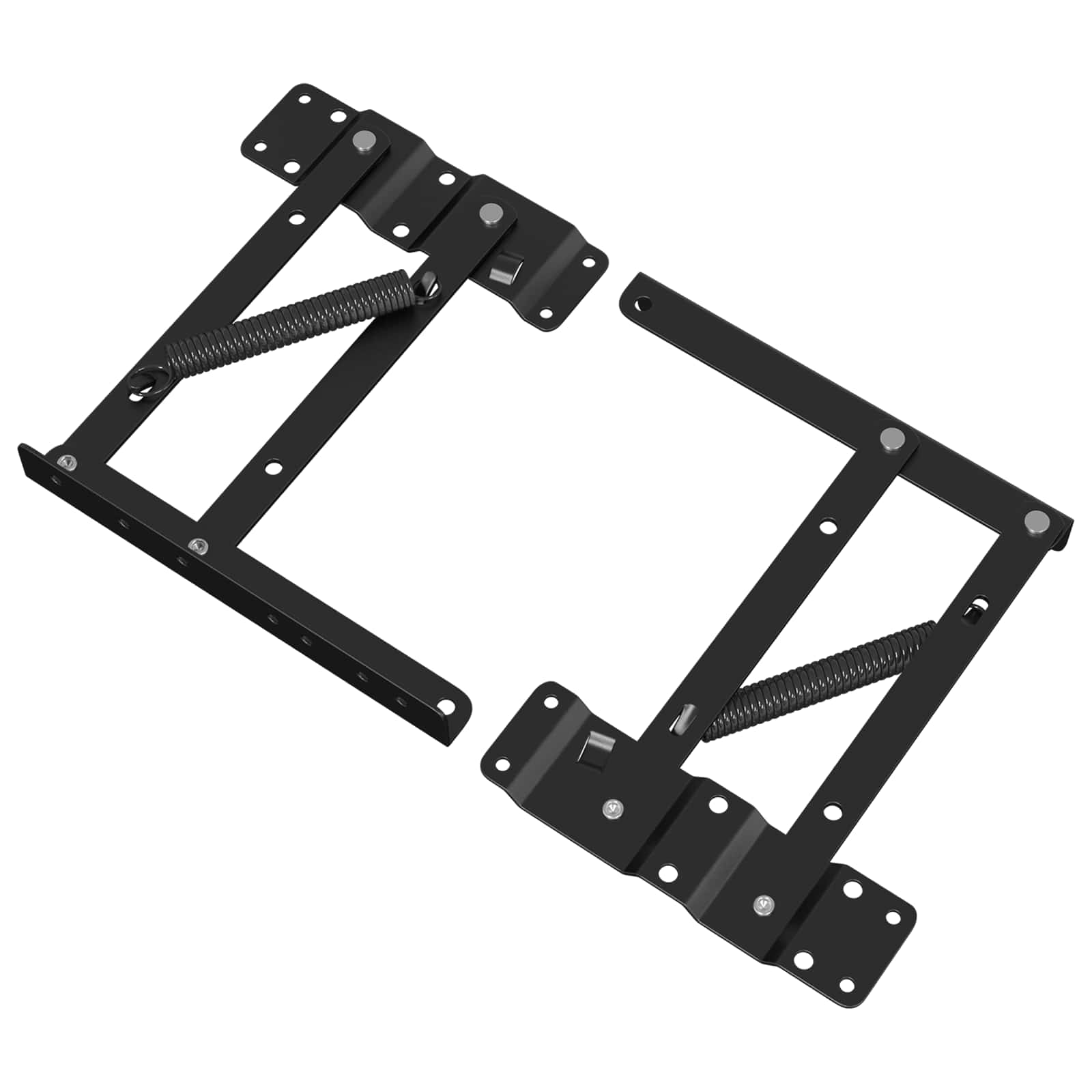 Mechanismus Zvedání Postele 2 Pcs Černá 340 X 95 X 40 Mm Železo