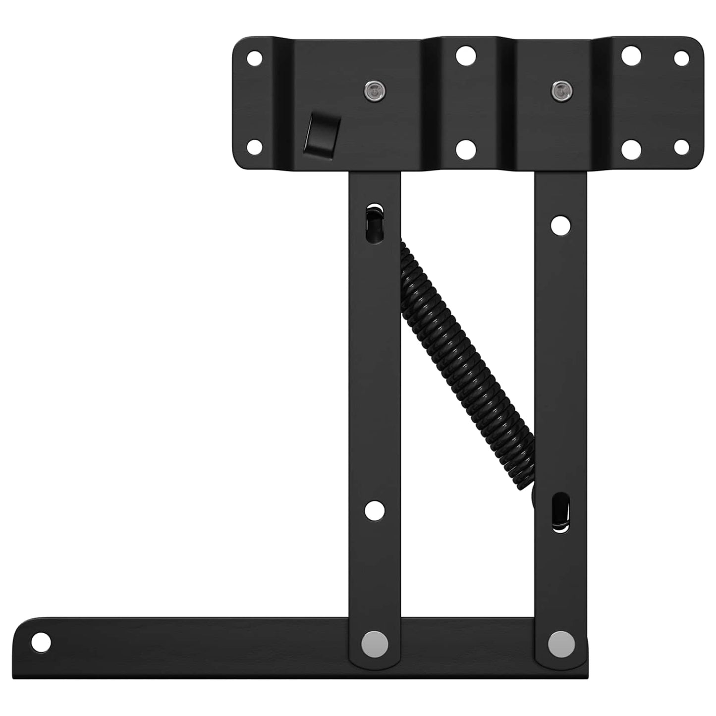 Mechanismus Zvedání Postele 2 Pcs Černá 340 X 95 X 40 Mm Železo