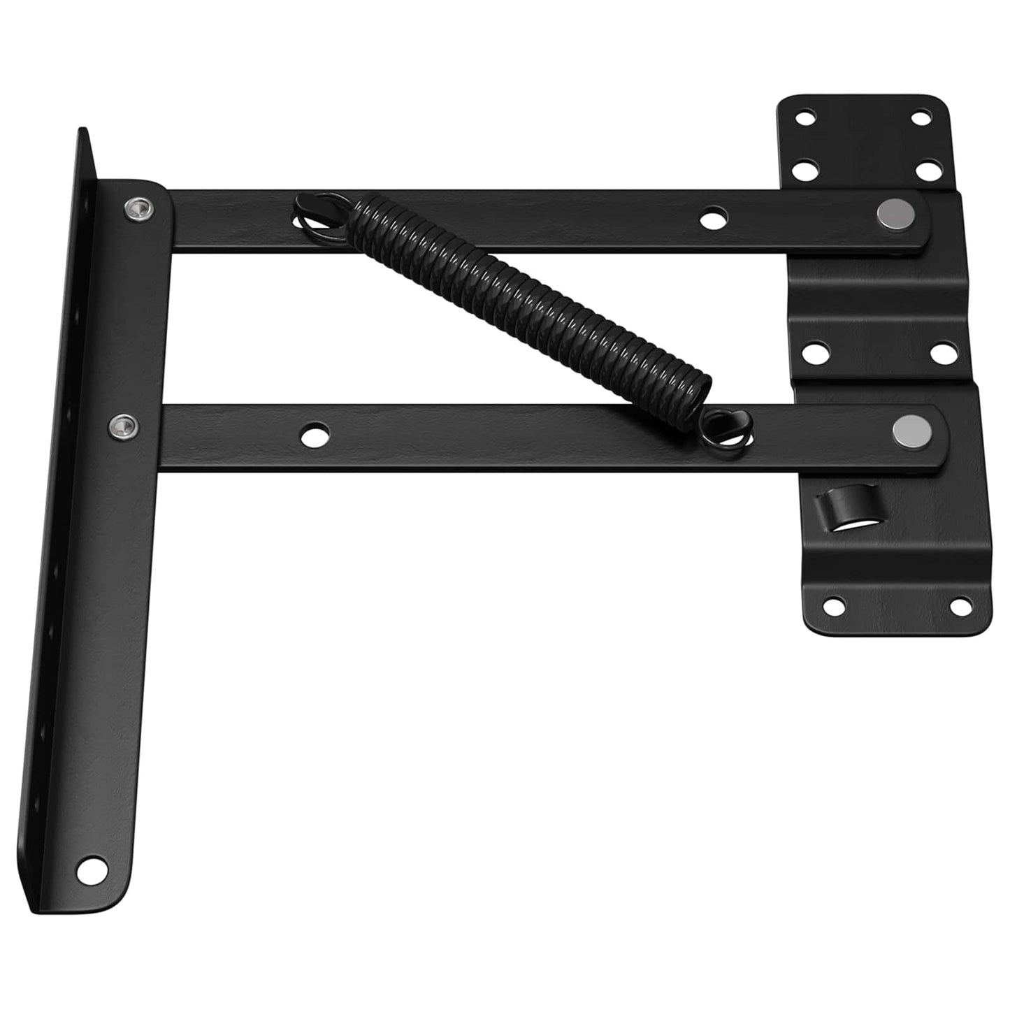 Mechanismus Zvedání Postele 2 Pcs Černá 340 X 95 X 40 Mm Železo