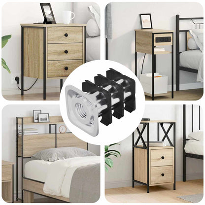 Závitová Vložka Do Trubky 1818 Pcs Černá A Stříbrná