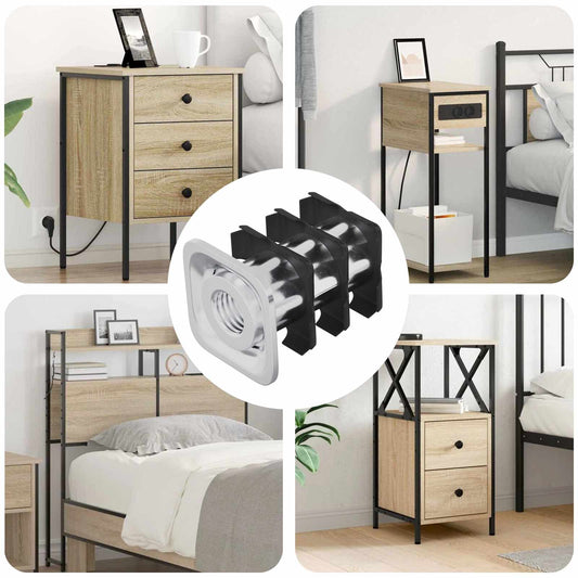 Závitová Vložka Do Trubky 1818 Pcs Černá A Stříbrná