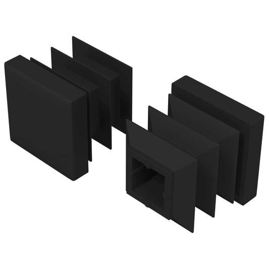 Koncové Zátky 2 Pcs Černá 15 X 15 X 15 Mm Pp