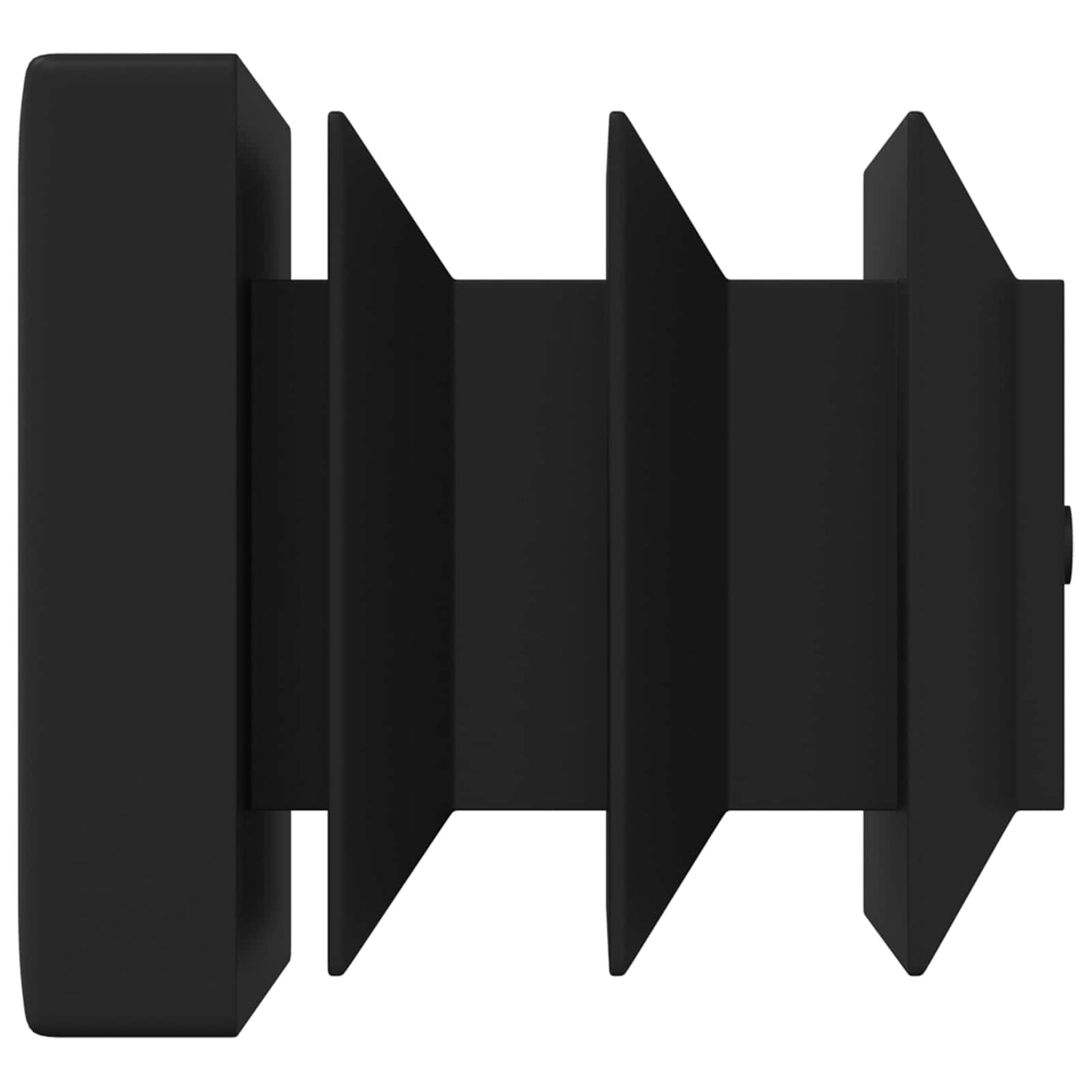 Koncové Zátky 2 Pcs Černá 15 X 15 X 15 Mm Pp