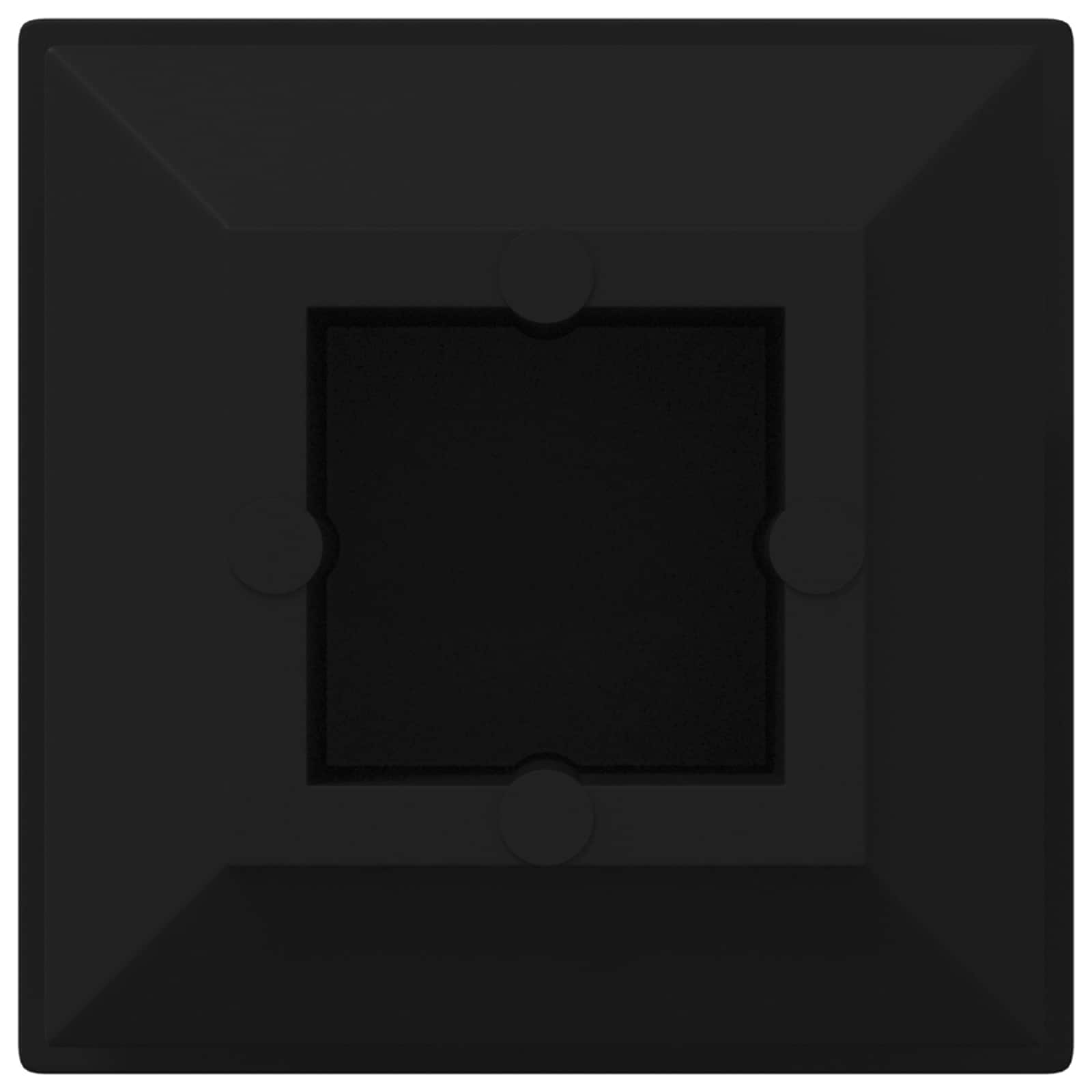 Koncové Zátky 10909 Pcs Černá 15 X 15 X 15 Mm Pp