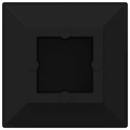 Koncové Zátky 10909 Pcs Černá 15 X 15 X 15 Mm Pp