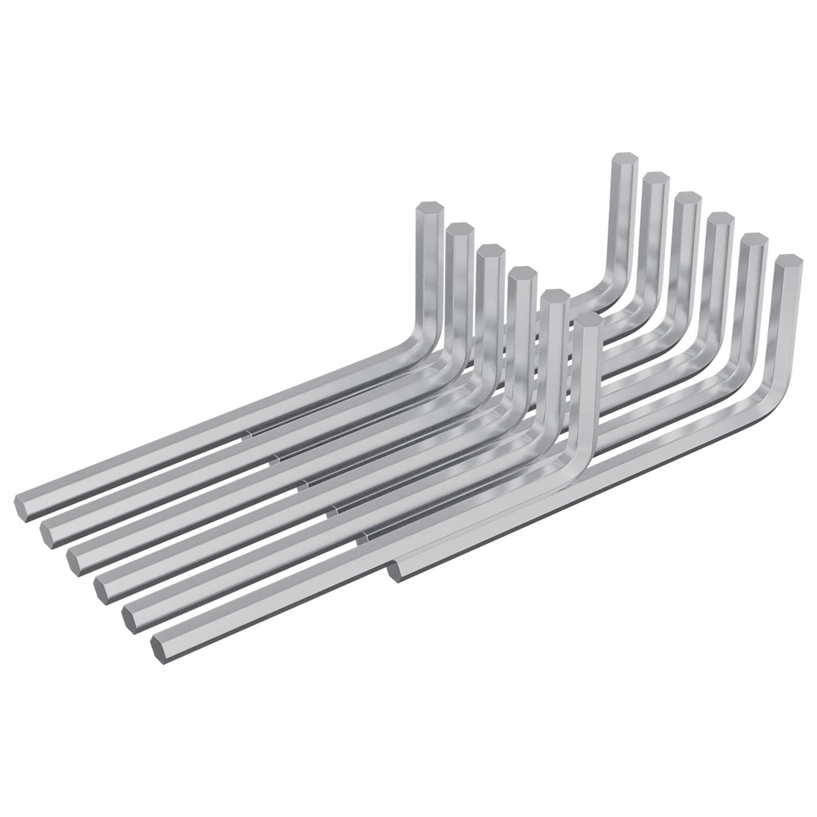 Šestihranný Klíč 12 Pcs Stříbrná 20 X 52 Mm Ocel