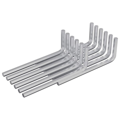 Šestihranný Klíč 12 Pcs Stříbrná 20 X 52 Mm Ocel
