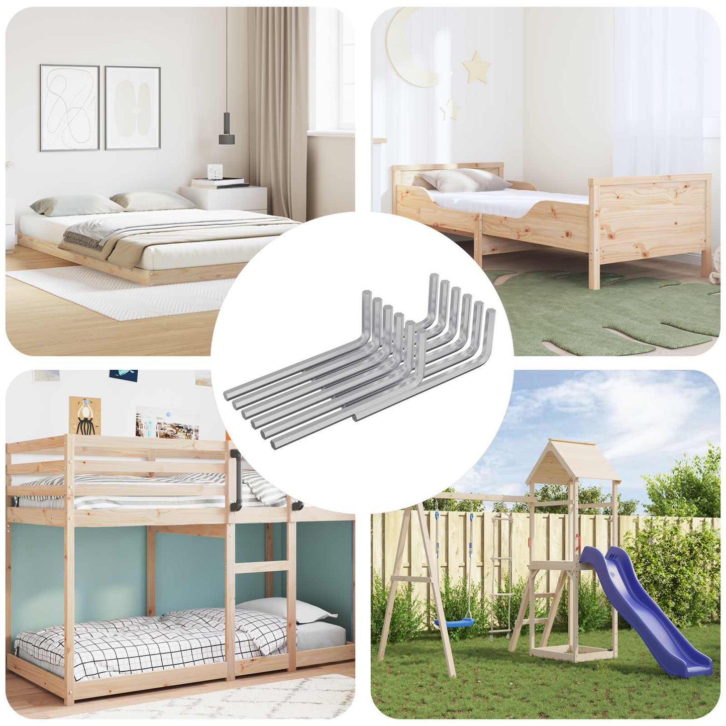 Šestihranný Klíč 4675 Pcs Stříbrná 20 X 52 Mm Ocel