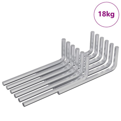 Šestihranný Klíč 4675 Pcs Stříbrná 20 X 52 Mm Ocel