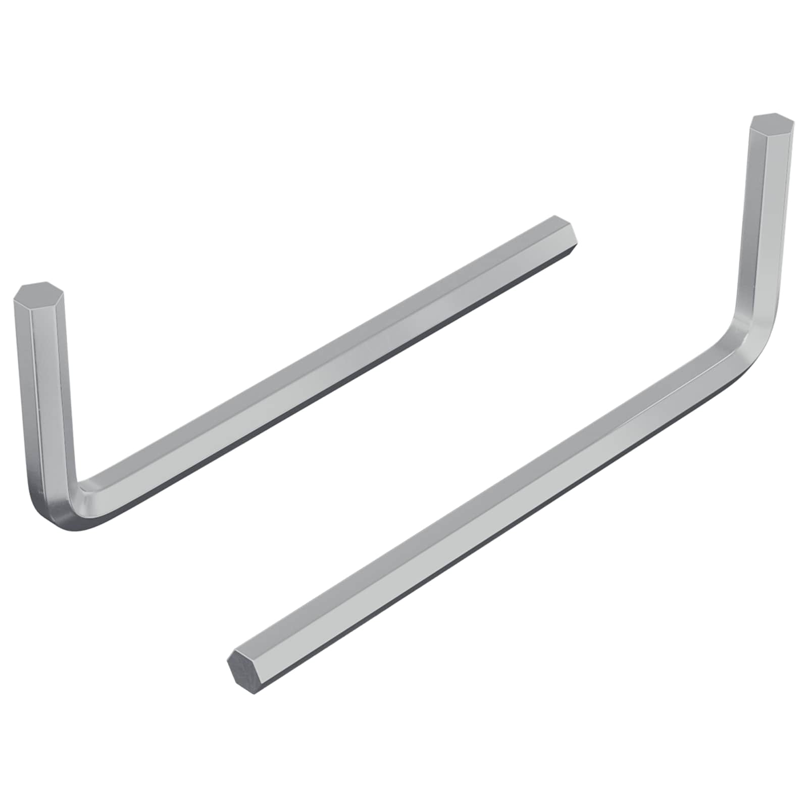 Šestihranný Klíč 2 Pcs Stříbrná 22 X 66 Mm Ocel