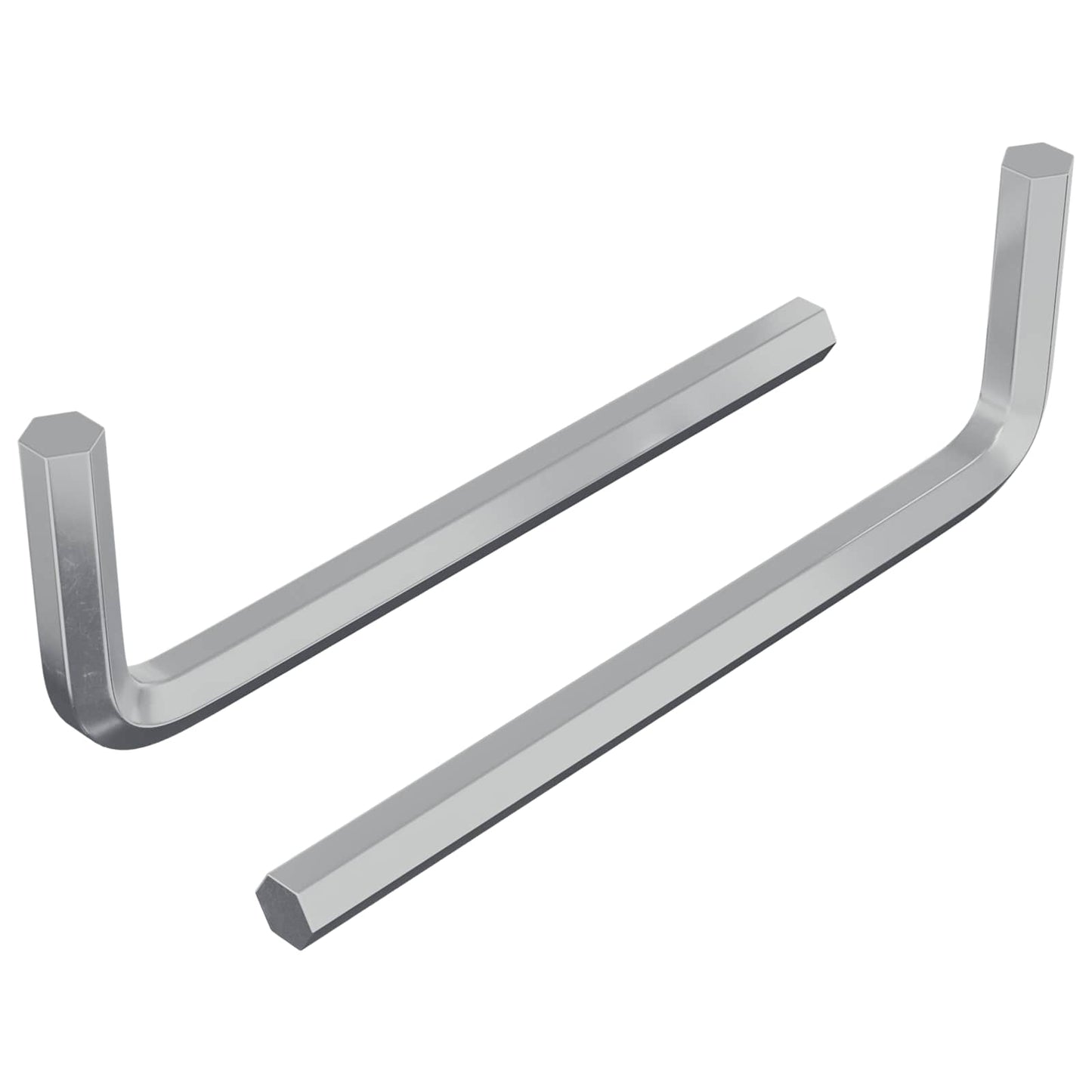 Šestihranný Klíč 2 Pcs Stříbrná 32 X 86 Mm Ocel