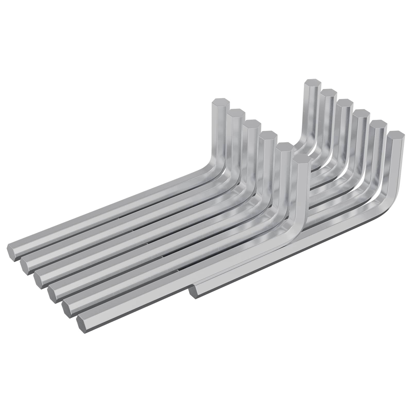 Šestihranný Klíč 1800 Pcs Stříbrná 32 X 86 Mm Ocel