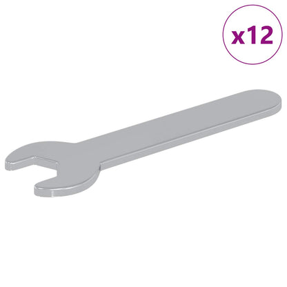 Klíč 12 Pcs Stříbrná 10 Mm Železo