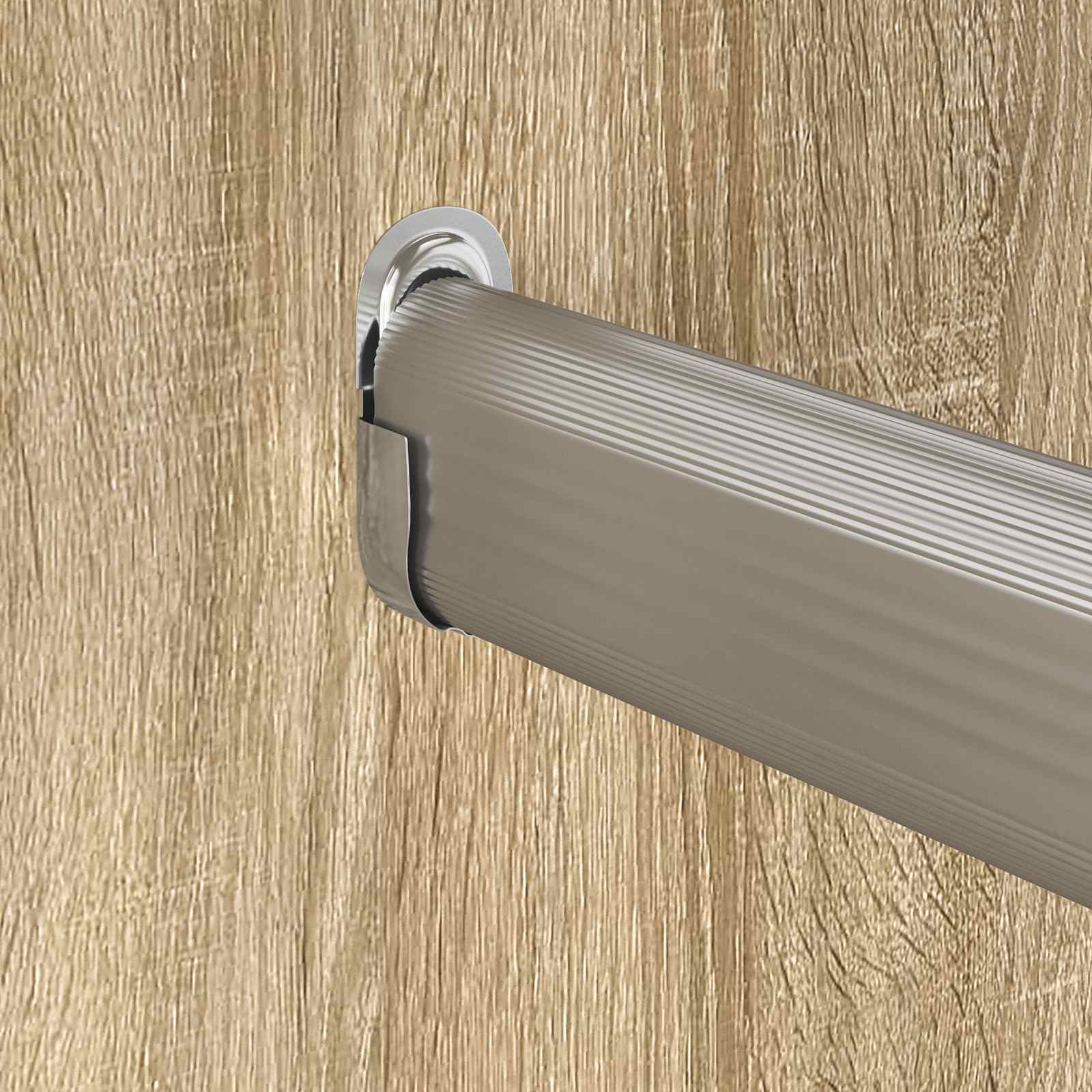 Konzole Na Šatní Tyč 2 Pcs Bílý Zinek 40 X 18 X 10 Mm Železo