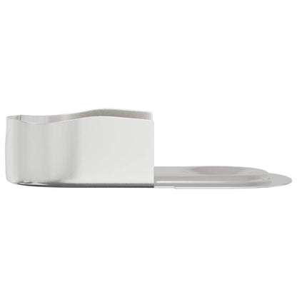 Konzole Na Šatní Tyč 2 Pcs Bílý Zinek 40 X 18 X 10 Mm Železo