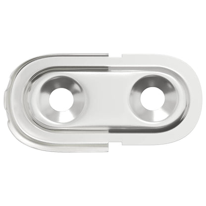 Konzole Na Šatní Tyč 12 Pcs Bílý Zinek 40 X 18 X 10 Mm Železo