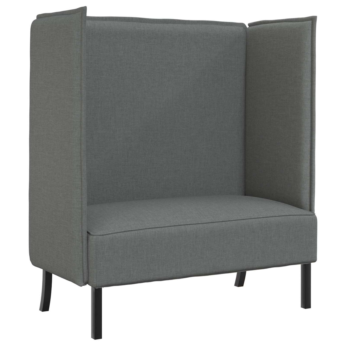 Vysoký Zpětný Pohovka 101Cm Textil