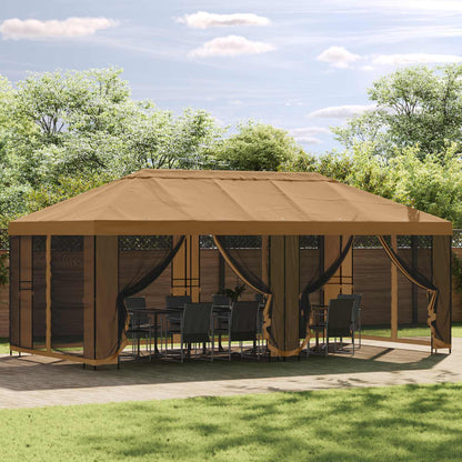 Rám Altánu Bez Látky Altánu 6 X 3 M Černá Ocel
