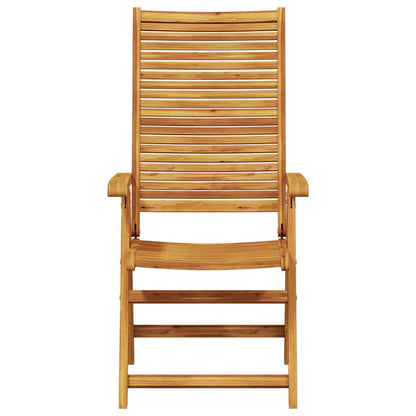 Zahradní Jídelní Souprava 5 Ks Hnědá Masivní Akátové Dřevo