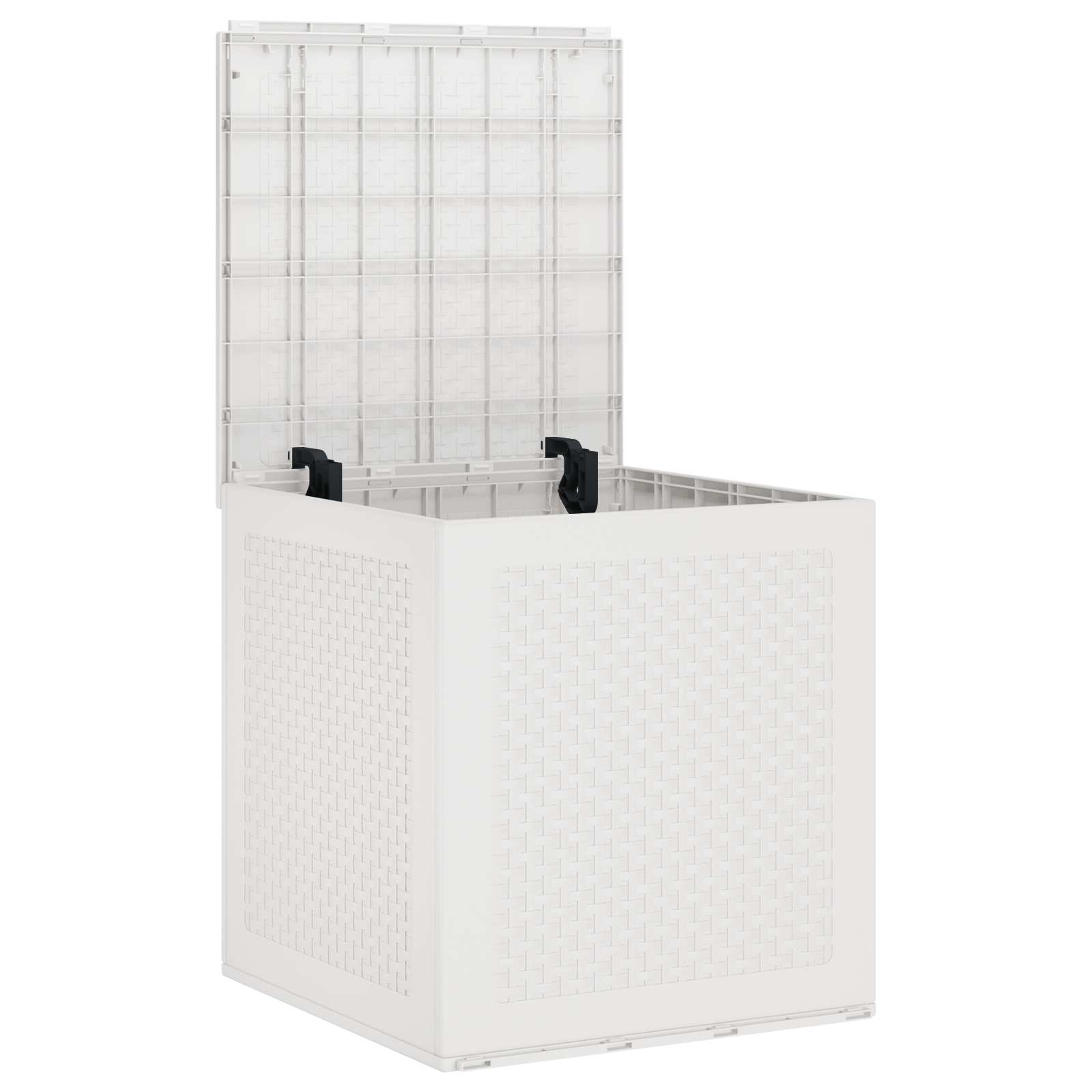 Úložná Krabice S Úložištěm Bílá 55 X 53 X 57 Cm Polypropylen